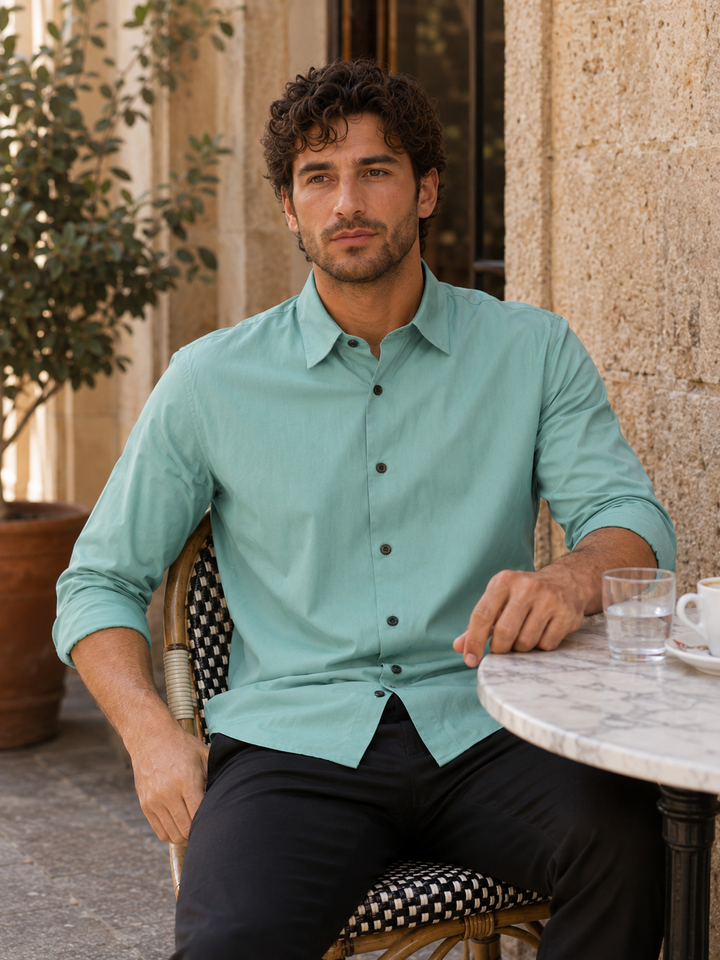 Elegant Green Shirt