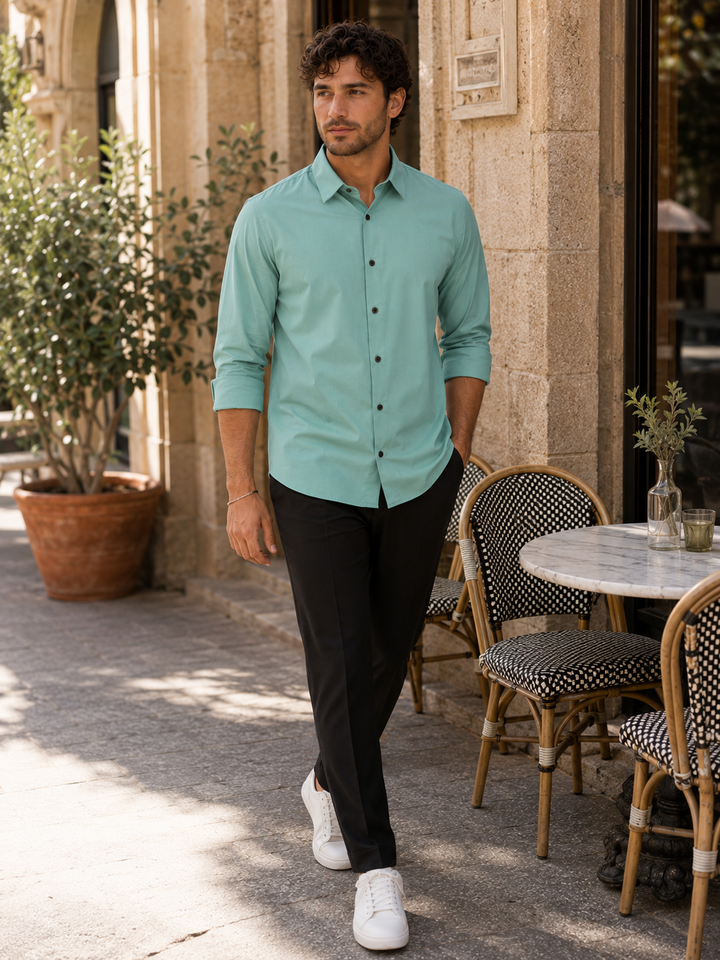 Elegant Green Shirt