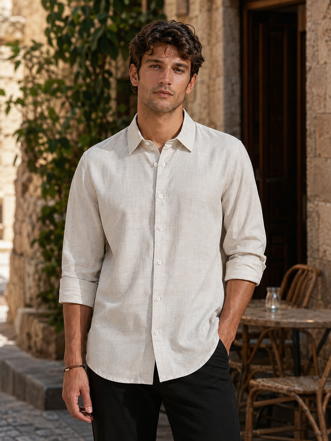 Elegant Cream Shirt