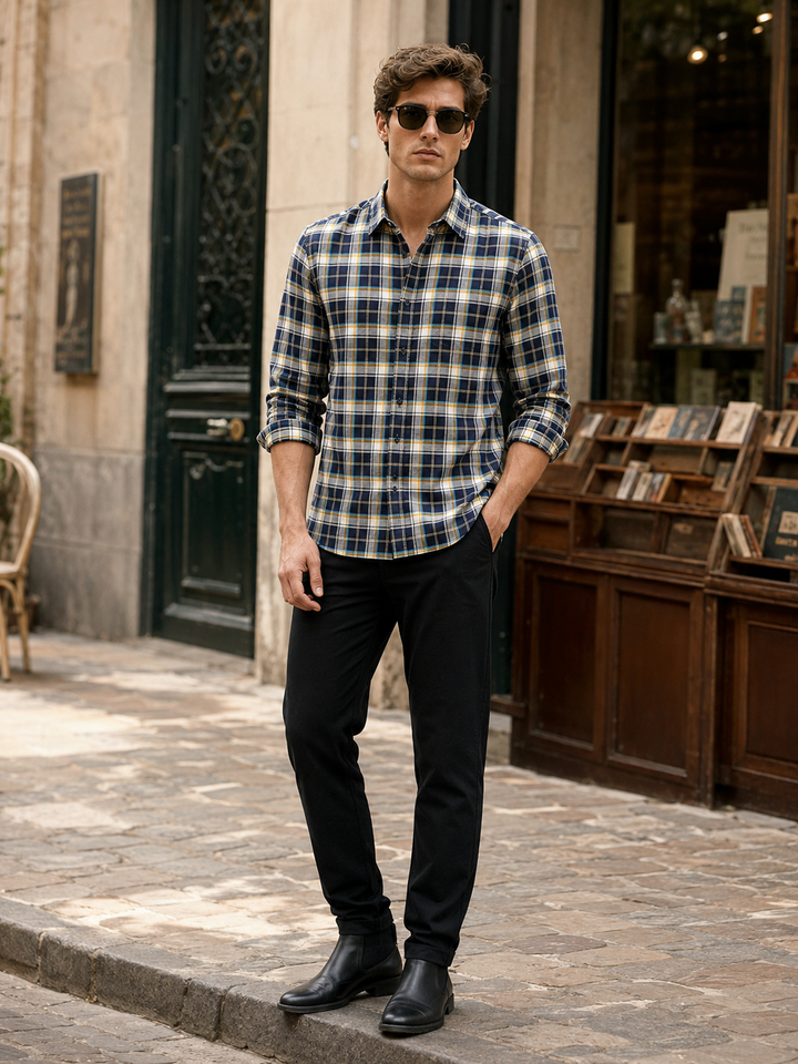 Flannel: Grey Checks