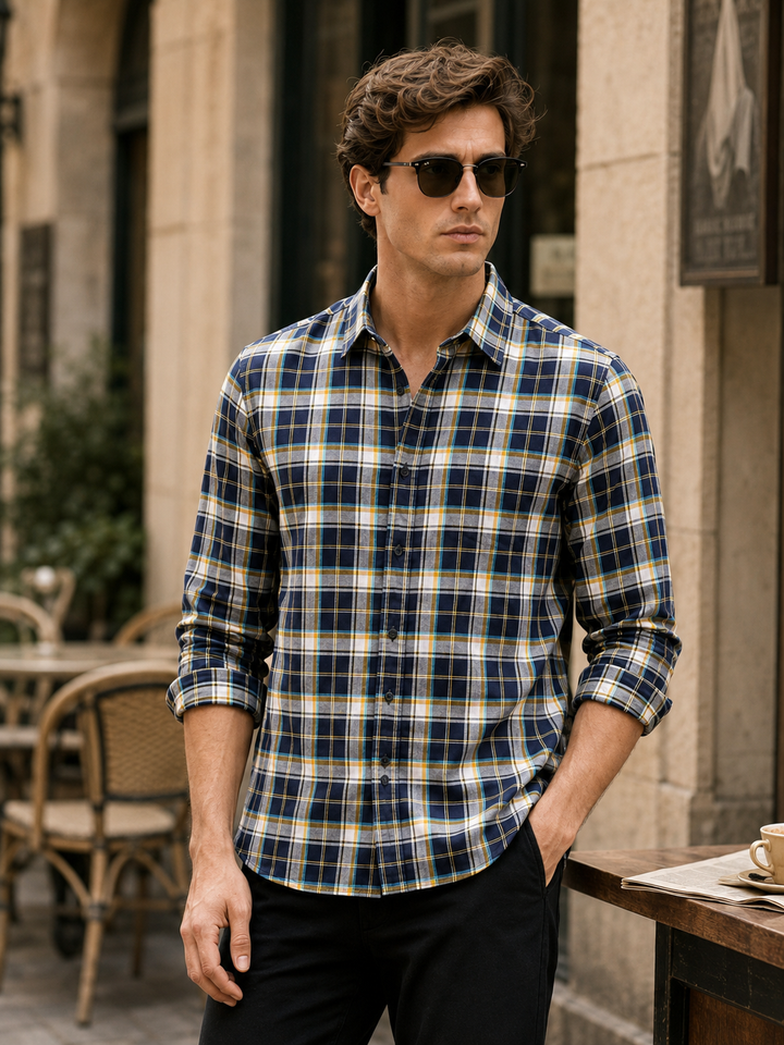 Flannel: Grey Checks