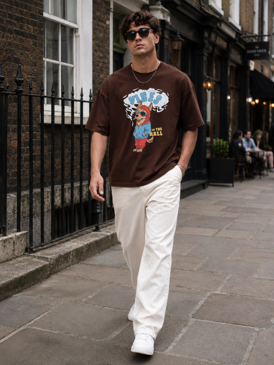 Vibes Dog Oversized T-shirt