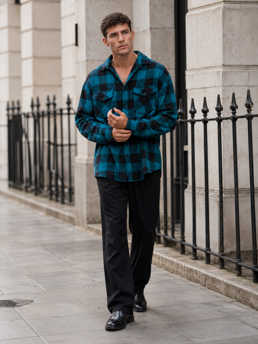 Oversized Flannel Shirt