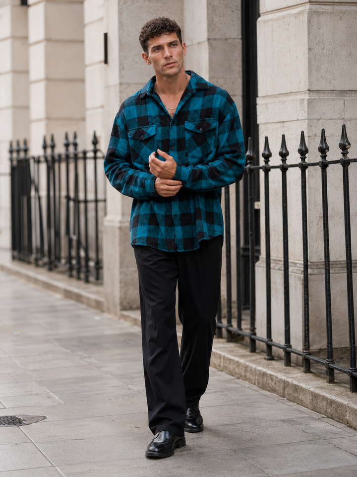 Oversized Flannel Shirt