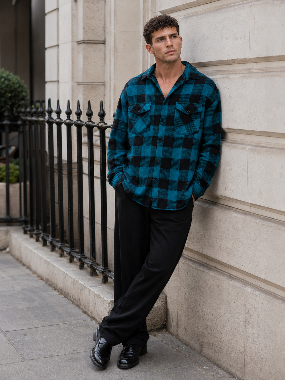 Oversized Flannel Shirt