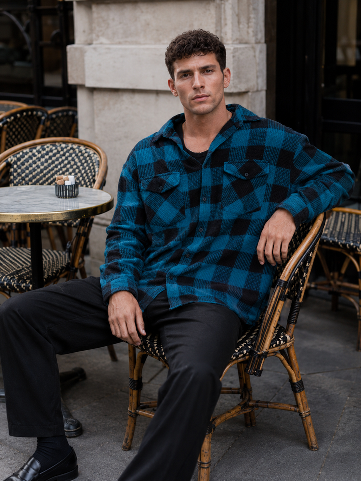 Oversized Flannel Shirt