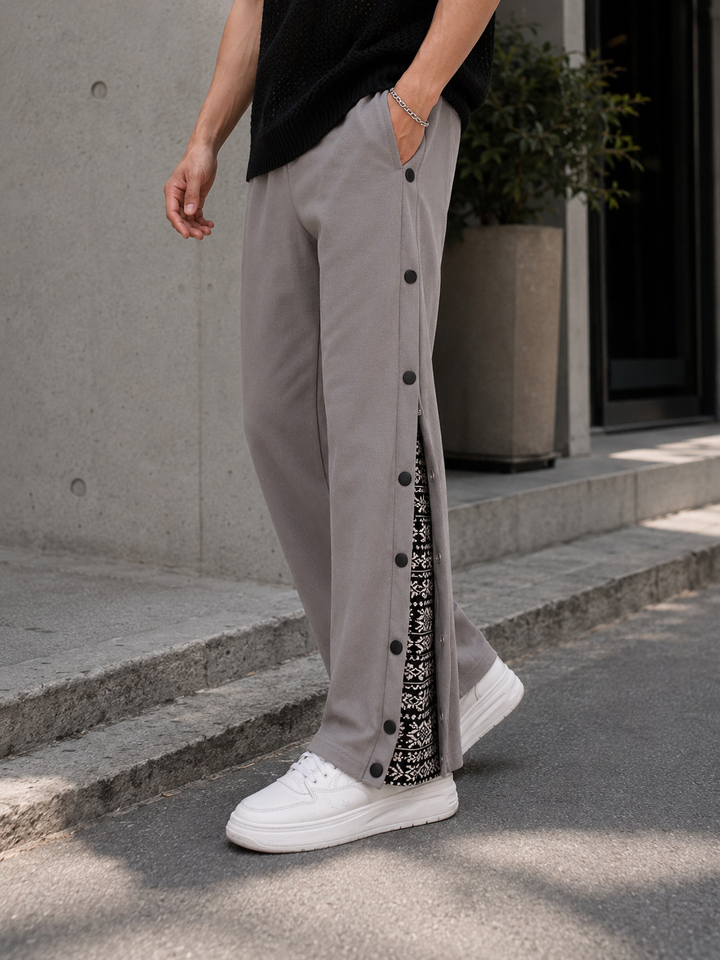 Grey Flap Joggers