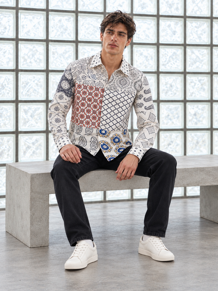 Native Printed Twill Jacket