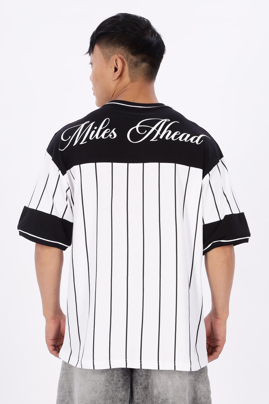 Vintage: Black and White Oversized T-shirt