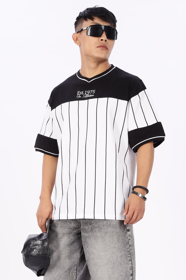 Vintage: Black and White Oversized T-shirt