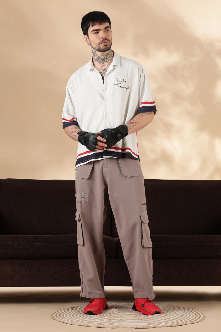 Turbo Triumph: Oversized Shirt