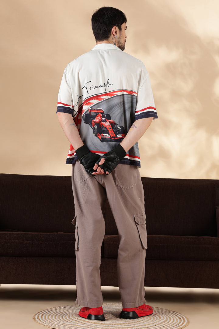 Turbo Triumph: Oversized Shirt