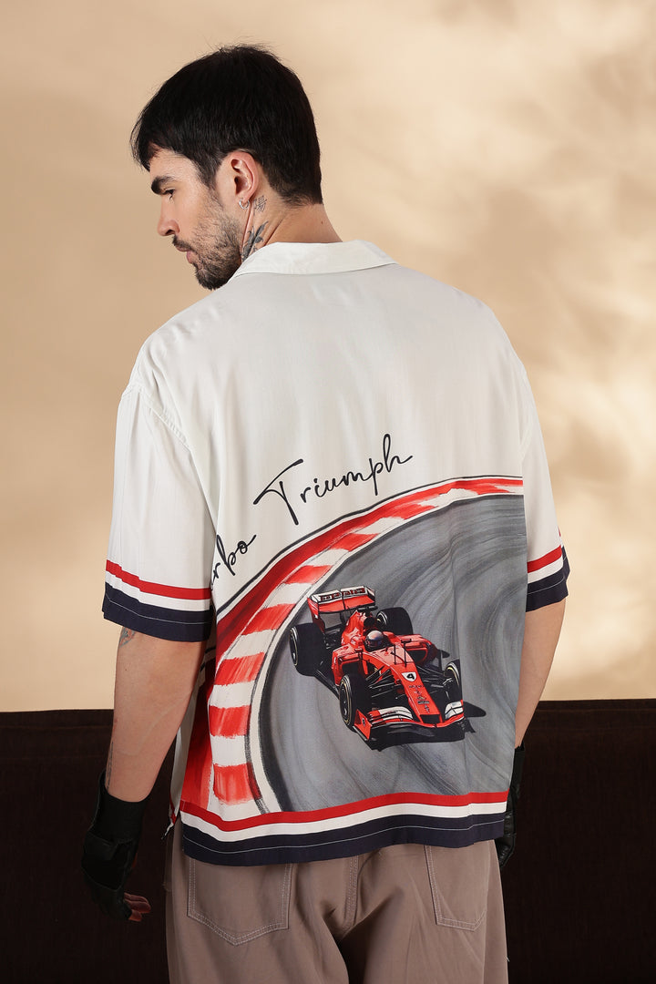 Turbo Triumph: Oversized Shirt