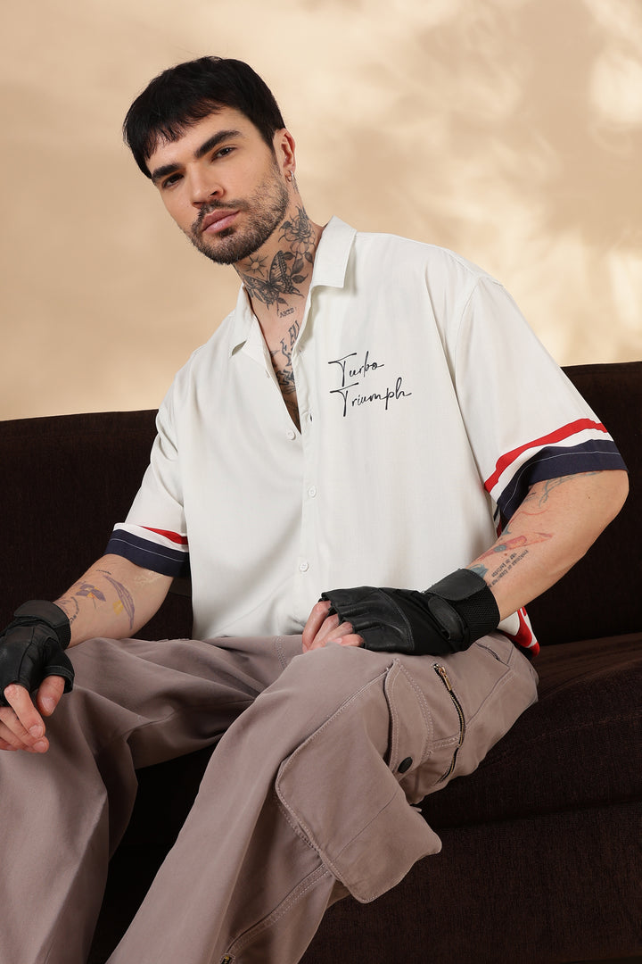 Turbo Triumph: Oversized Shirt