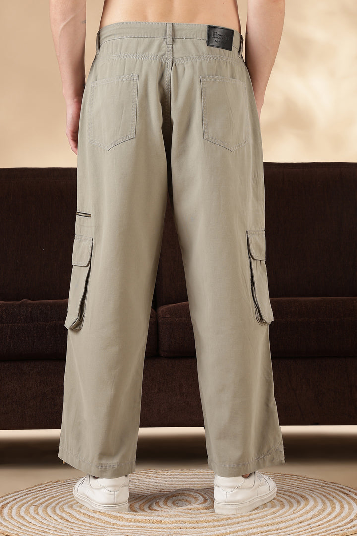 Cream Dyed : Cargo Pants