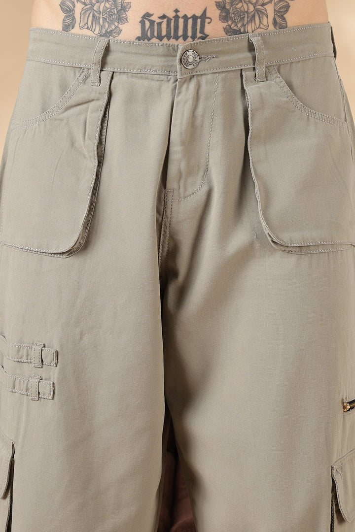 Cream Dyed : Cargo Pants