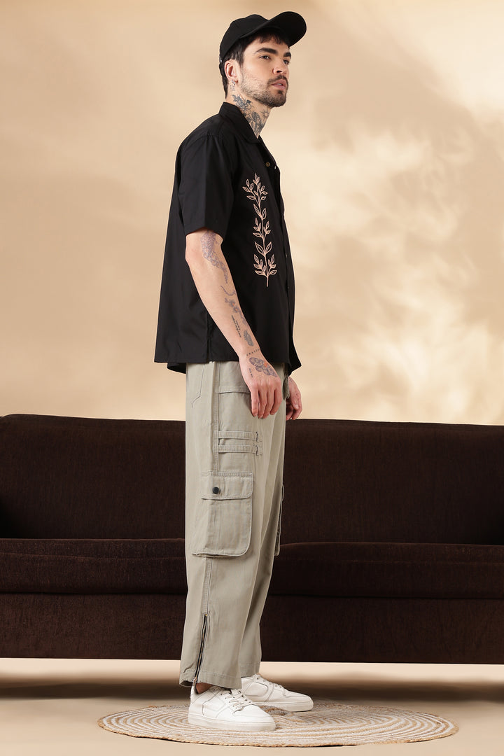 Cream Dyed : Cargo Pants