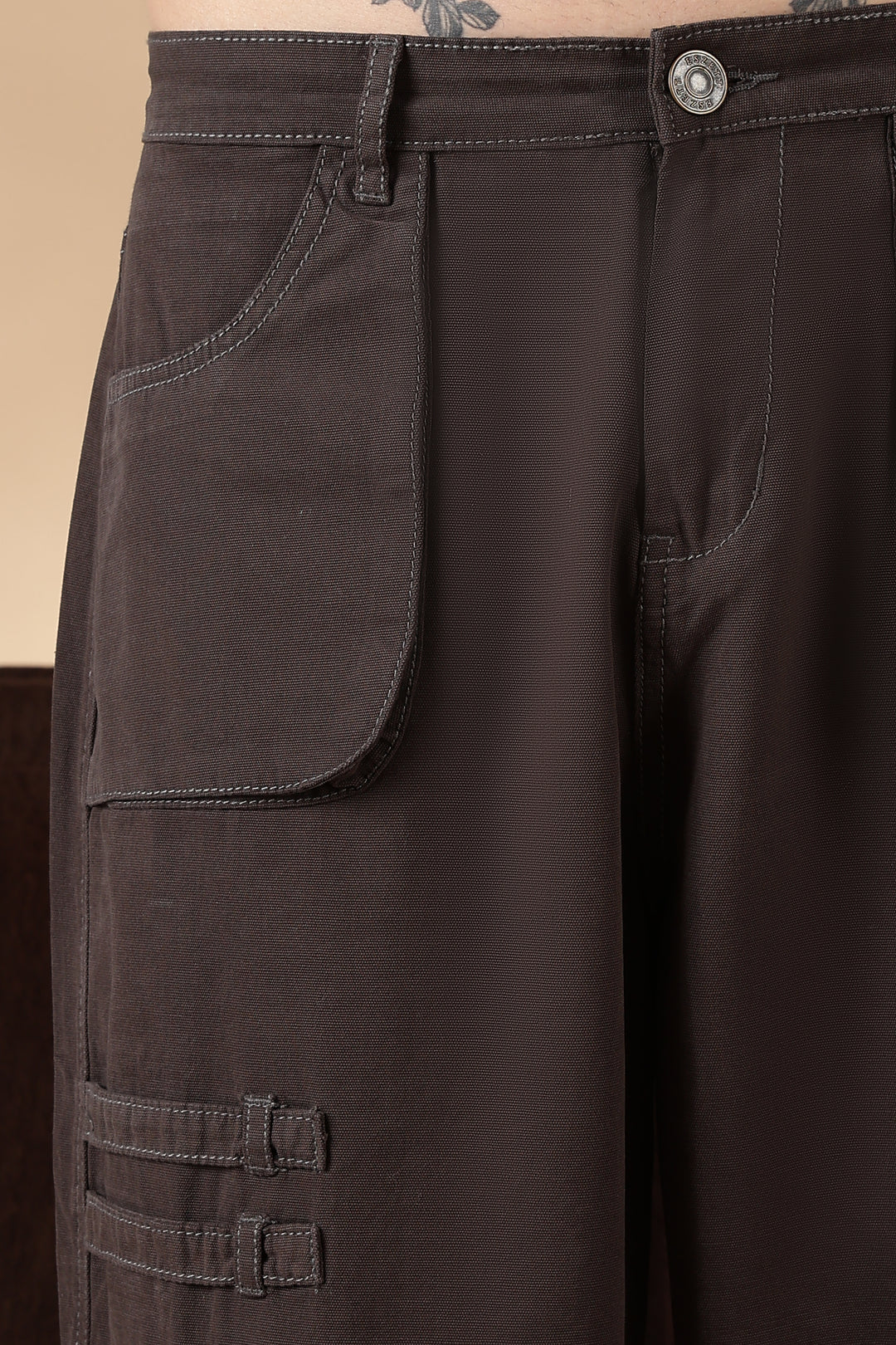 Chocolate Dyed : Cargo Pants