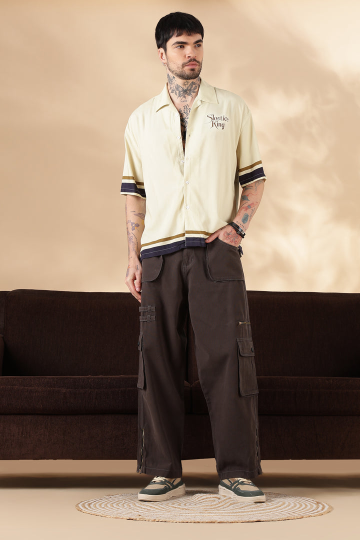 Chocolate Dyed : Cargo Pants