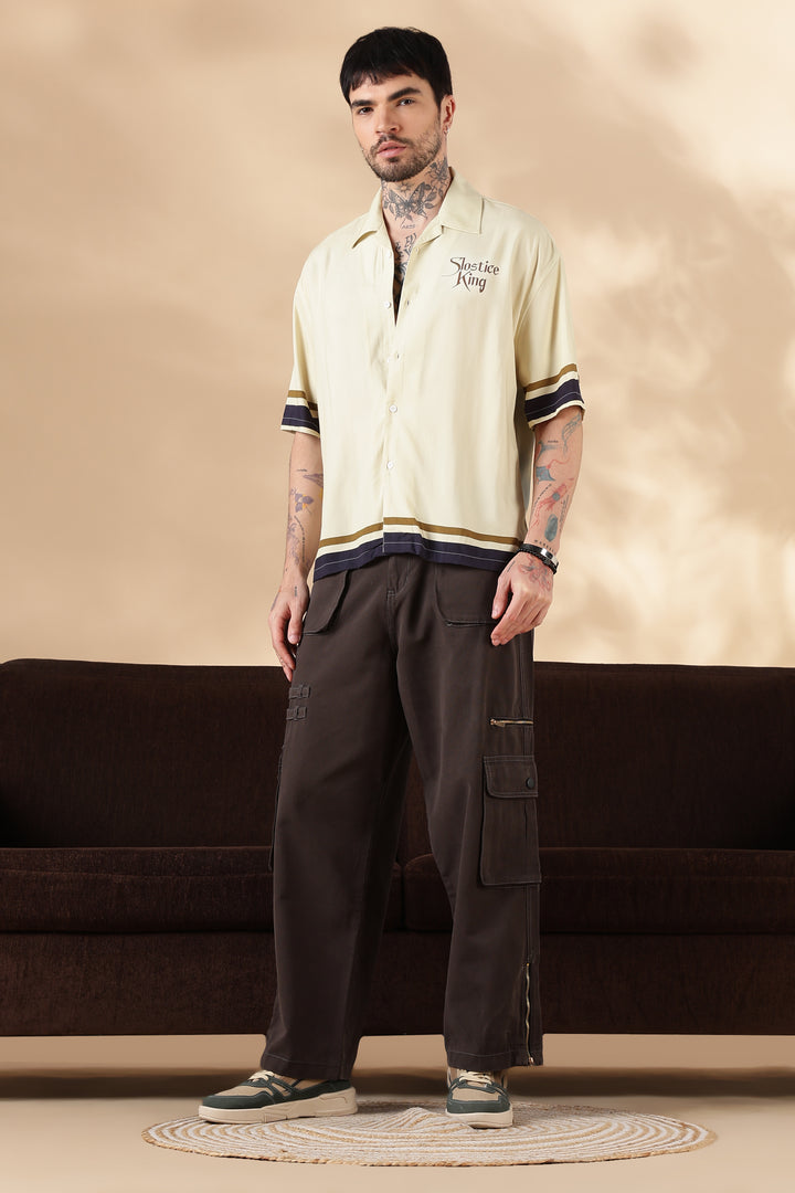 Chocolate Dyed : Cargo Pants