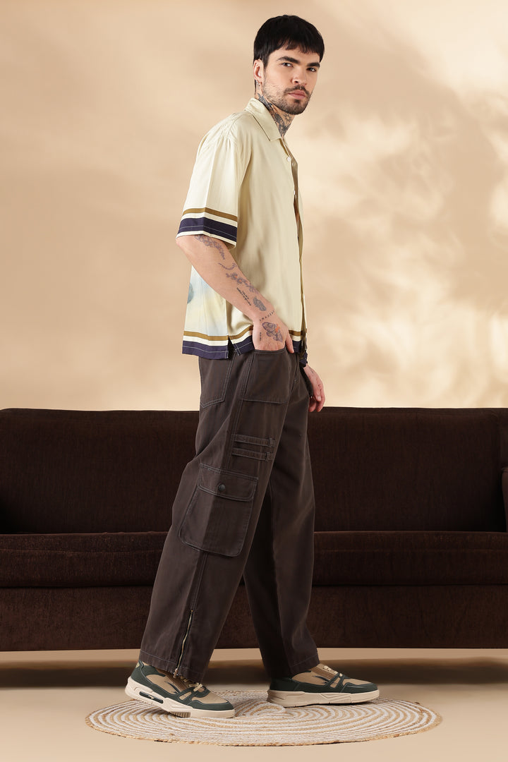 Chocolate Dyed : Cargo Pants