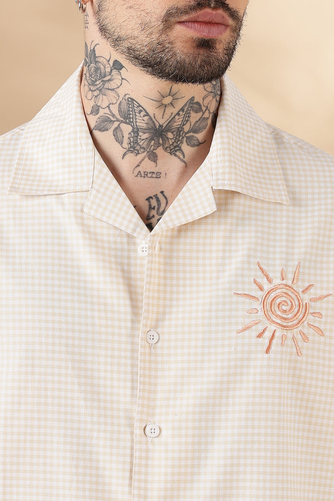Plaid: Daylight Embroidery shirt