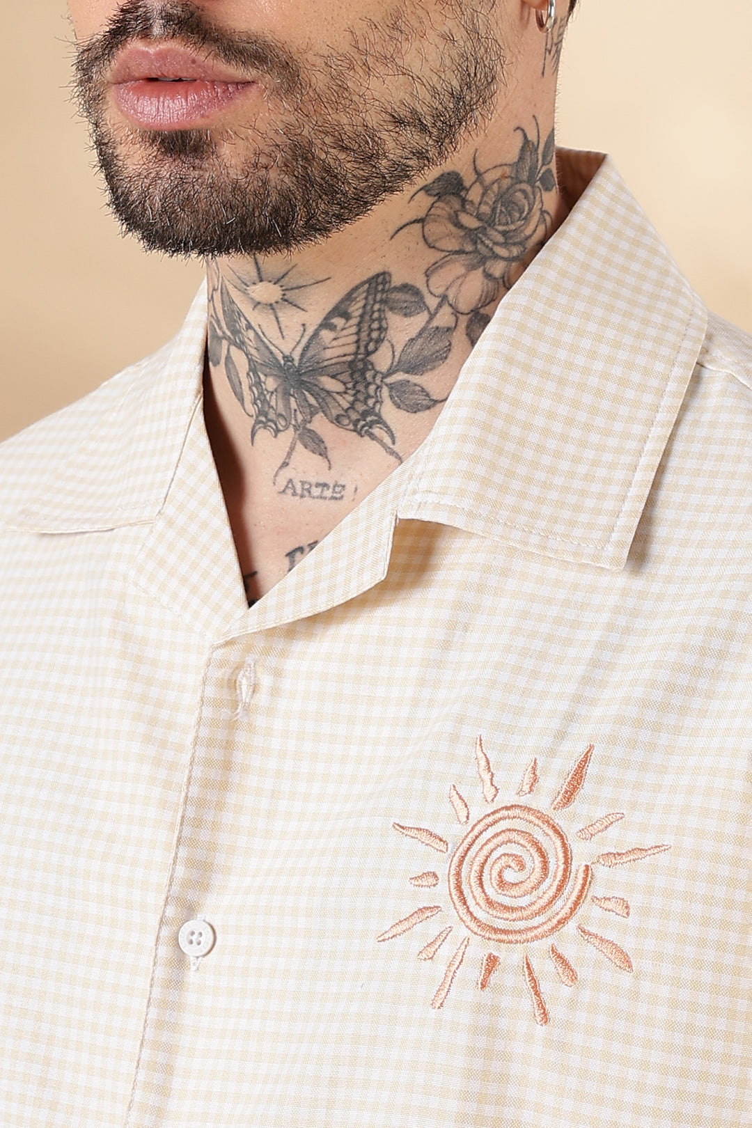 Plaid: Daylight Embroidery shirt