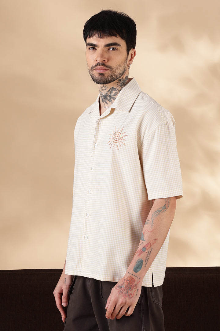 Plaid: Daylight Embroidery shirt