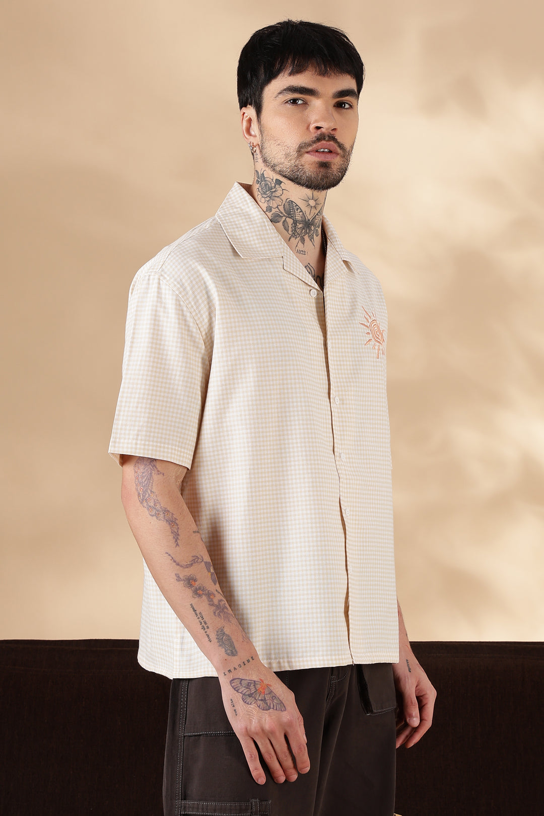 Plaid: Daylight Embroidery shirt