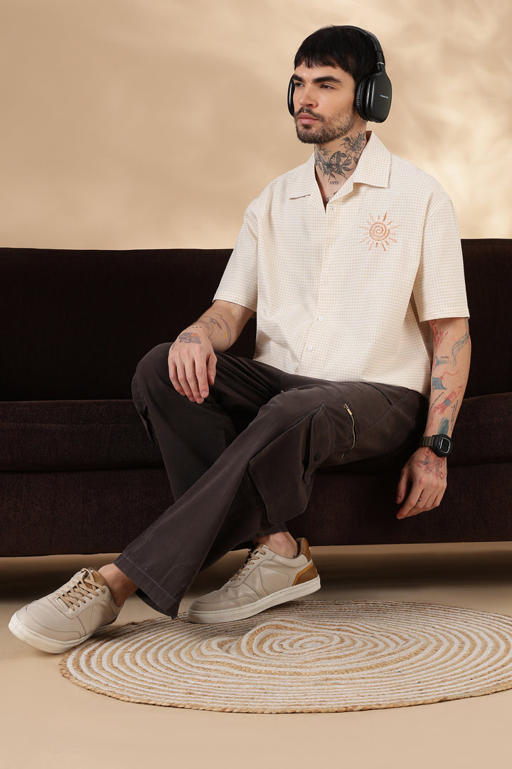 Plaid: Daylight Embroidery shirt