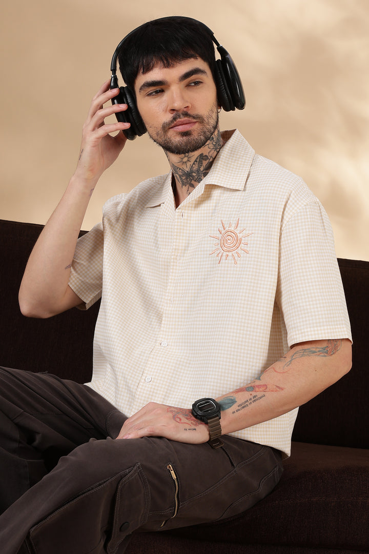 Plaid: Daylight Embroidery shirt