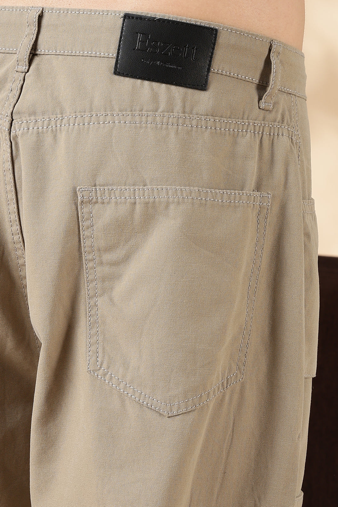 Cream Dyed: Cargo Pants