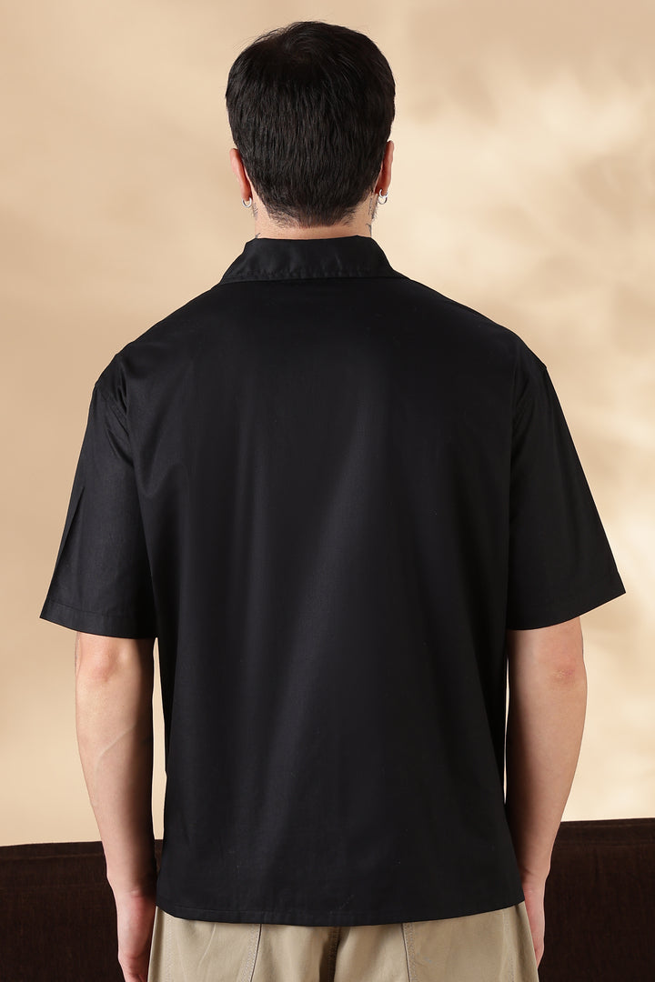 Artwork : Embroidery Black Shirt