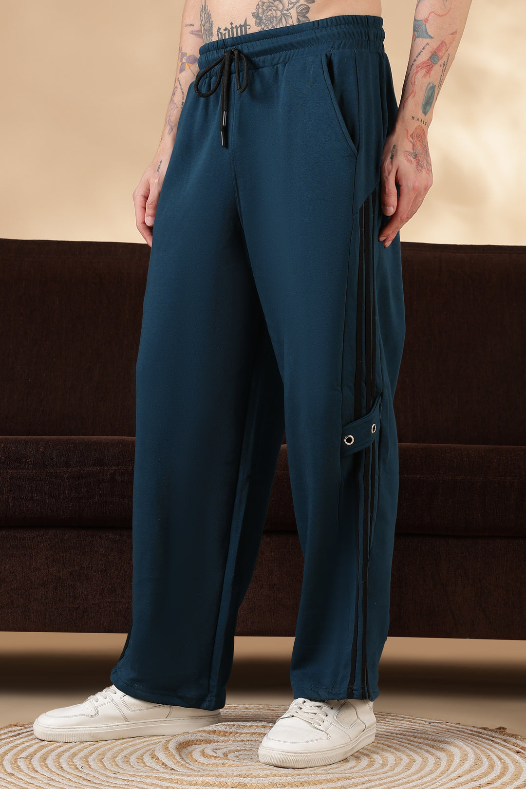 Agile : Teal Baggy Joggers