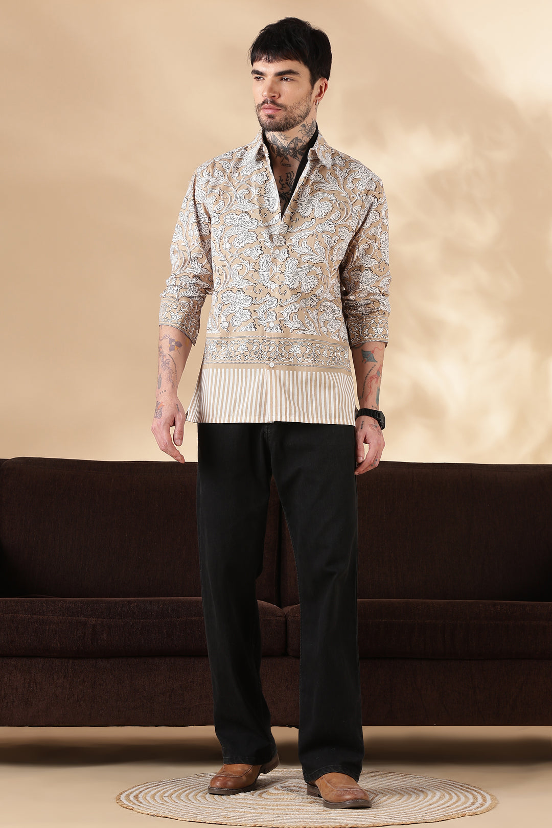 Folk: Printed Shirt