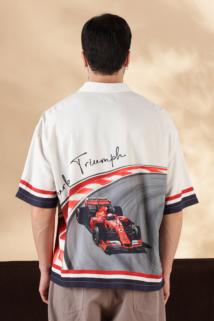 Turbo Triumph: Oversized Shirt