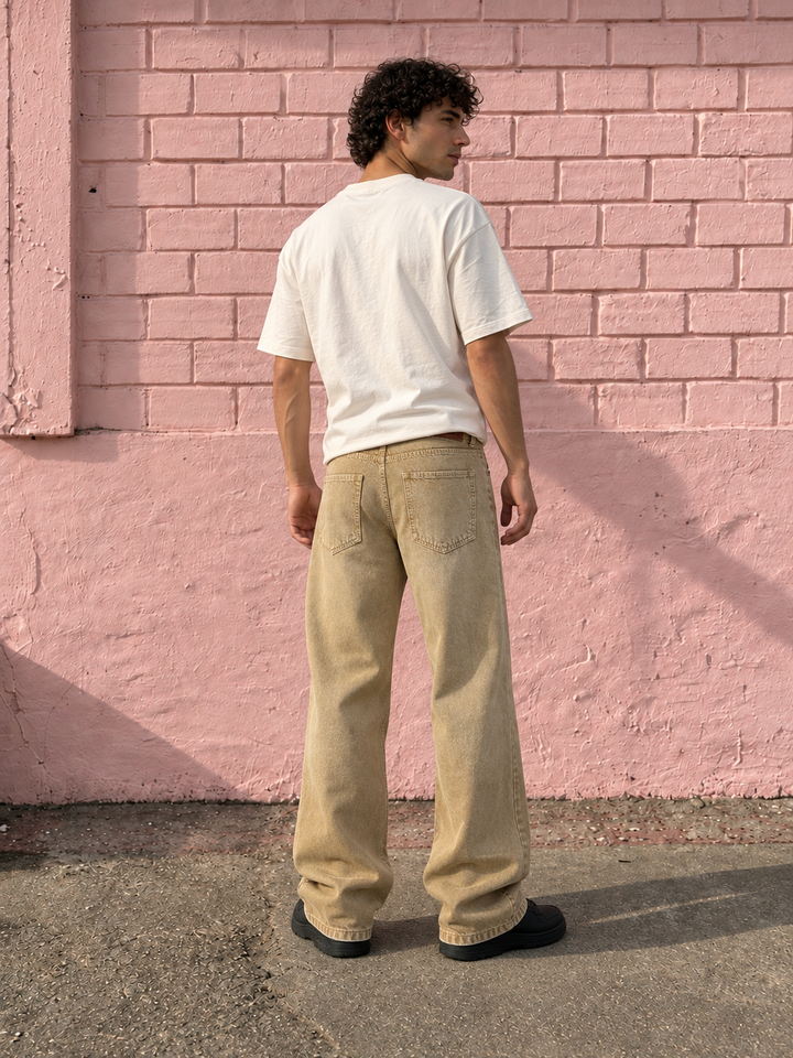 Denims: Ochre Dyed Jeans