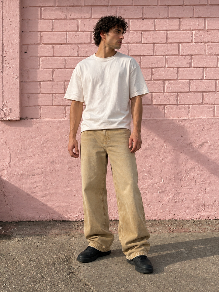 Denims: Ochre Dyed Jeans