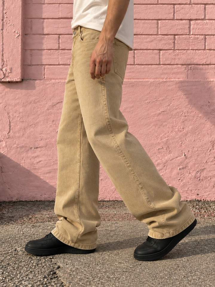 Denims: Ochre Dyed Jeans
