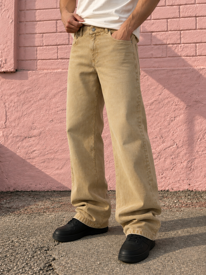 Denims: Ochre Dyed Jeans