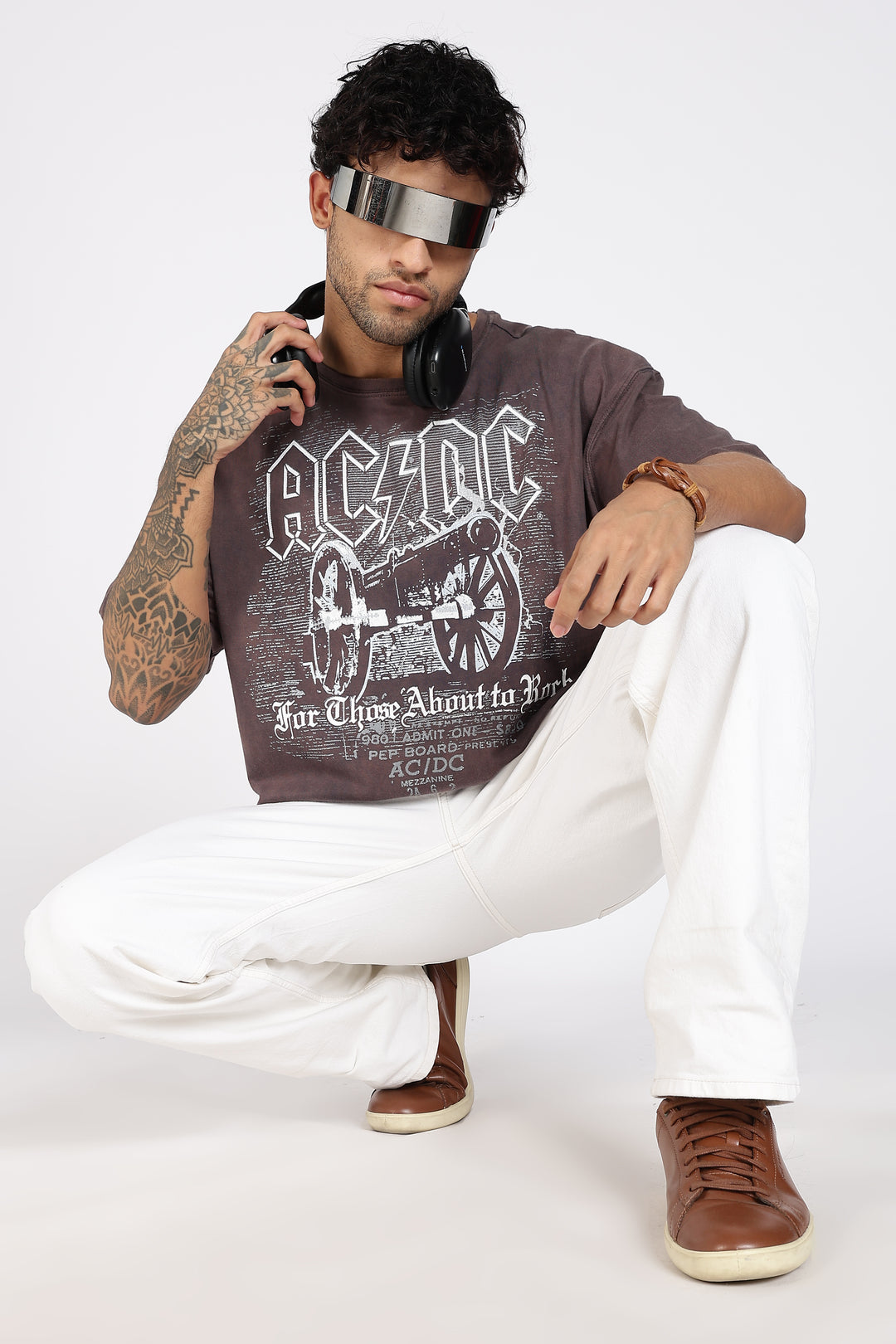 ACDC Canon: Washed Oversized Tshirt