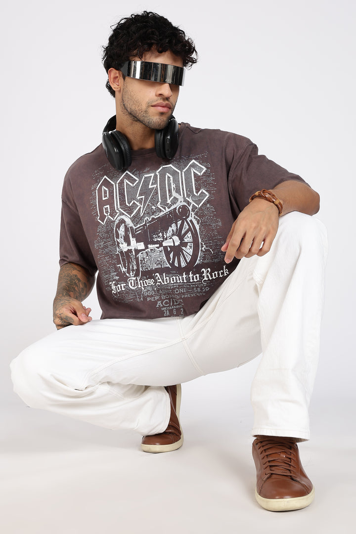 ACDC Canon: Washed Oversized Tshirt