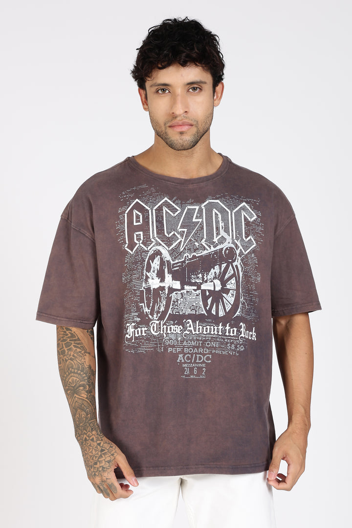 ACDC Canon: Washed Oversized Tshirt
