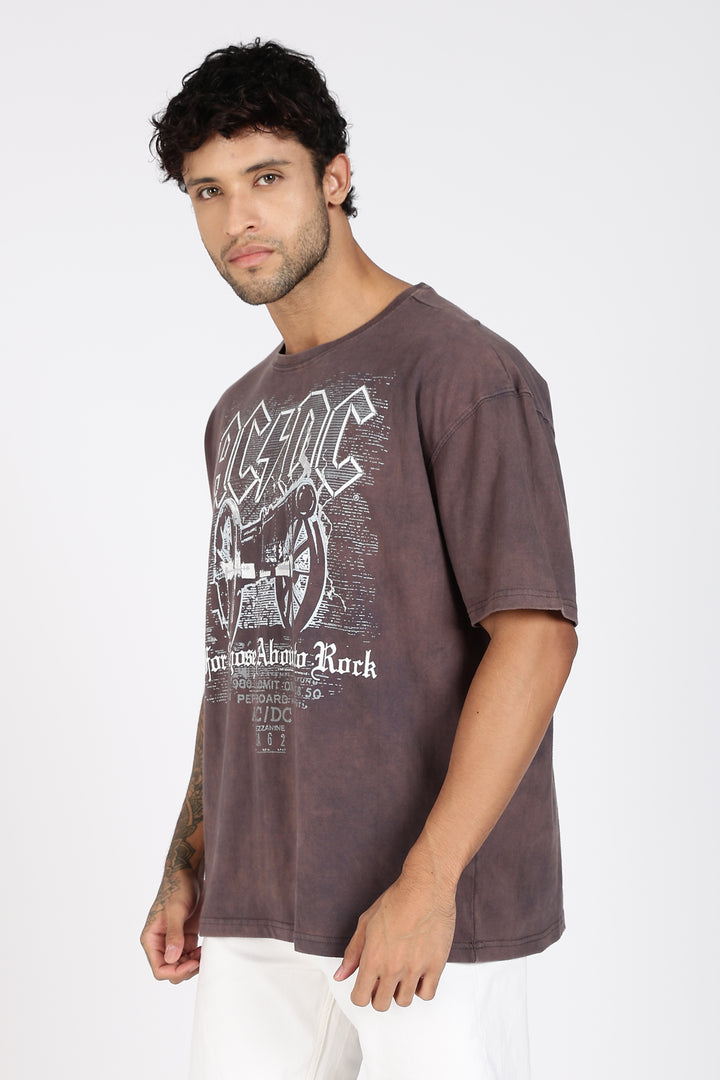 ACDC Canon: Washed Oversized Tshirt