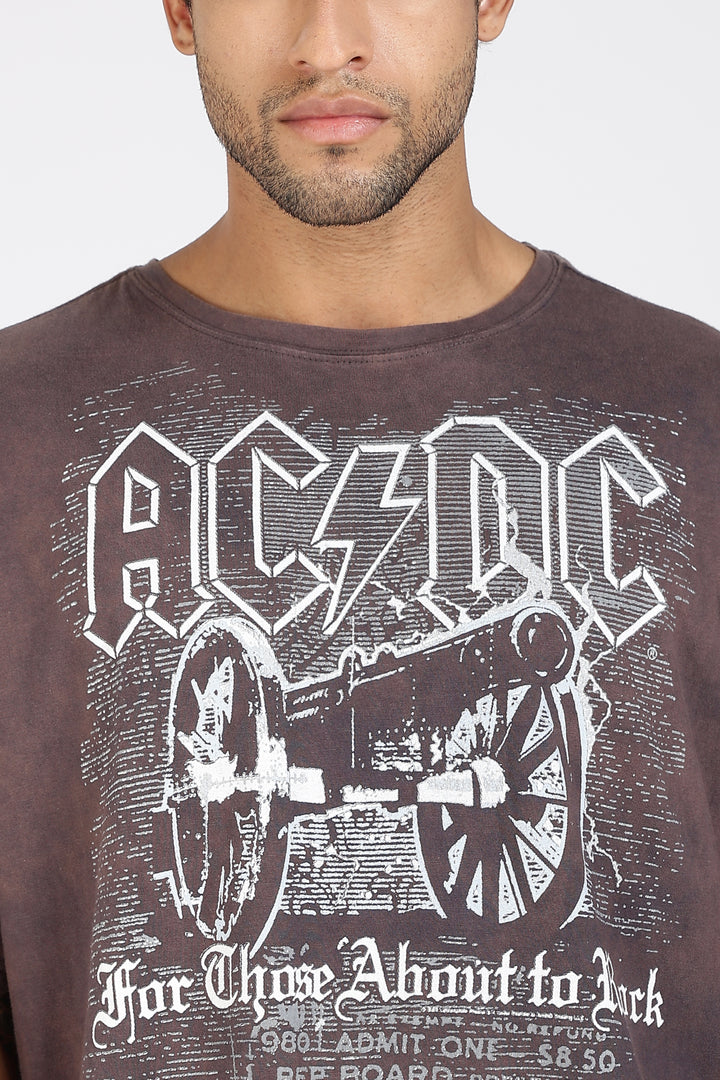 ACDC Canon: Washed Oversized Tshirt