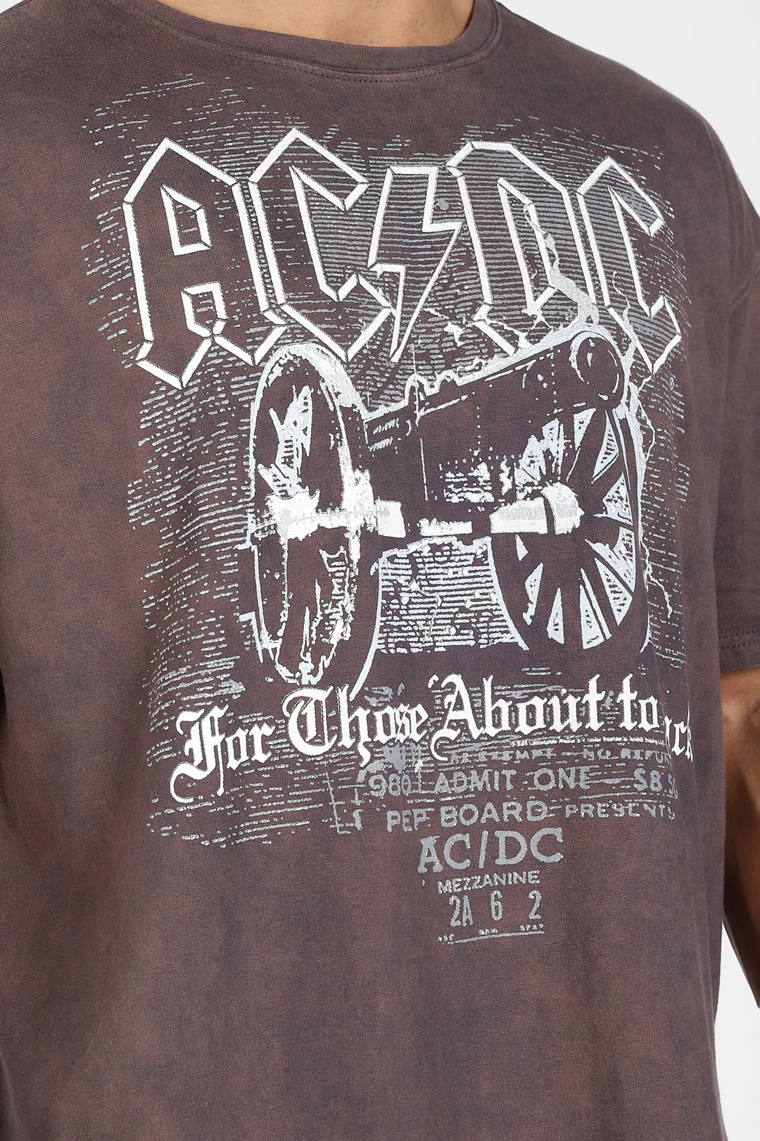 ACDC Canon: Washed Oversized Tshirt