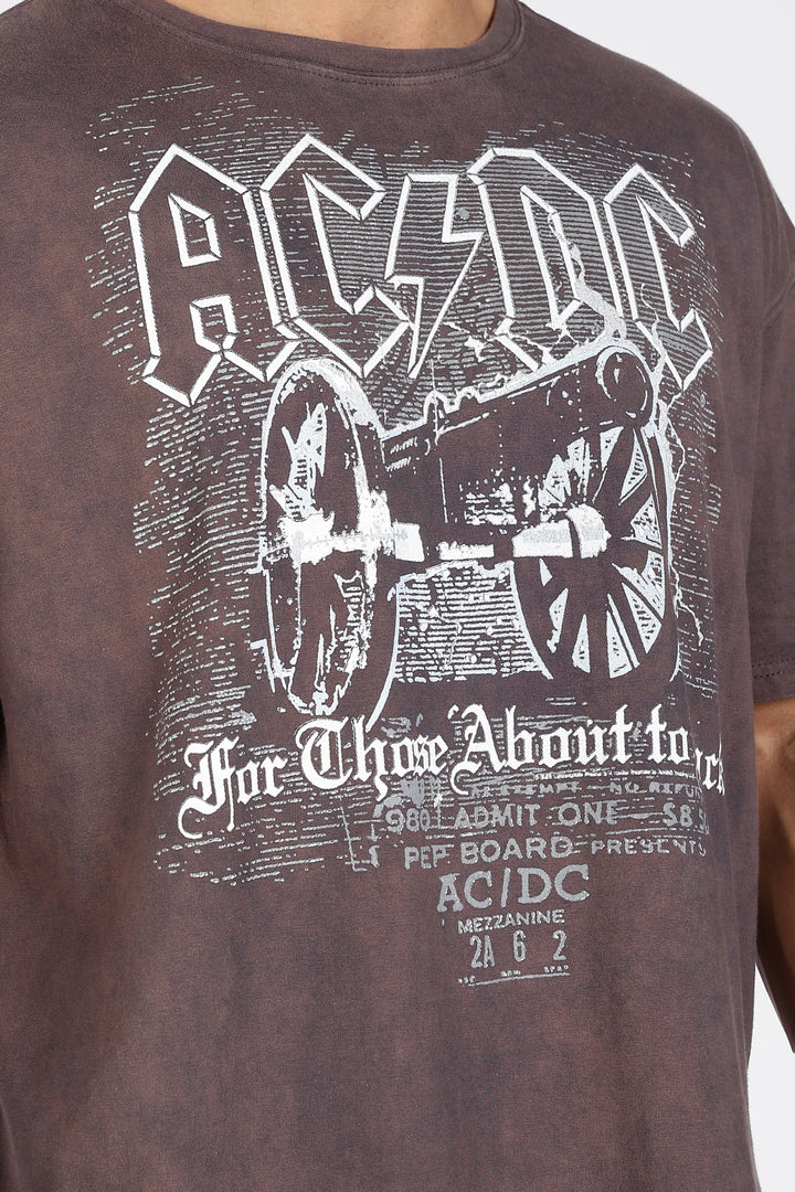 ACDC Canon: Washed Oversized Tshirt