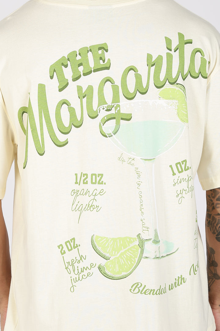 The Margarita: Cream Oversized T-shirt