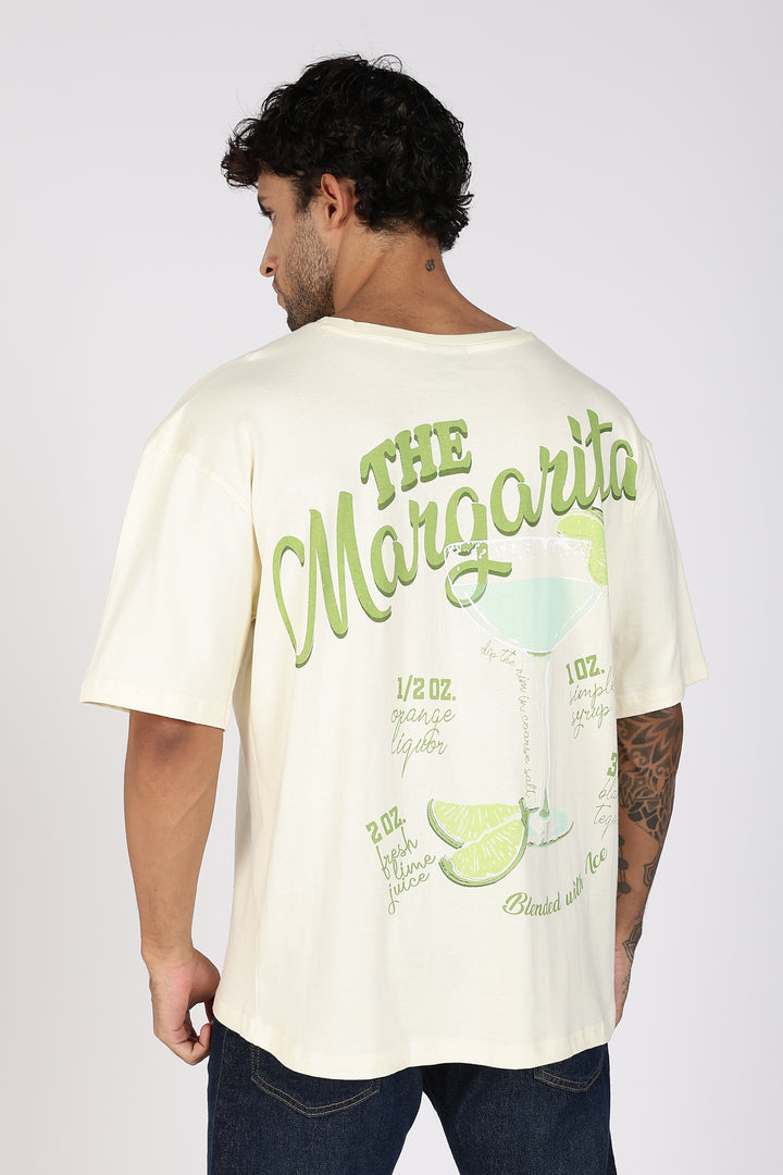 The Margarita: Cream Oversized T-shirt