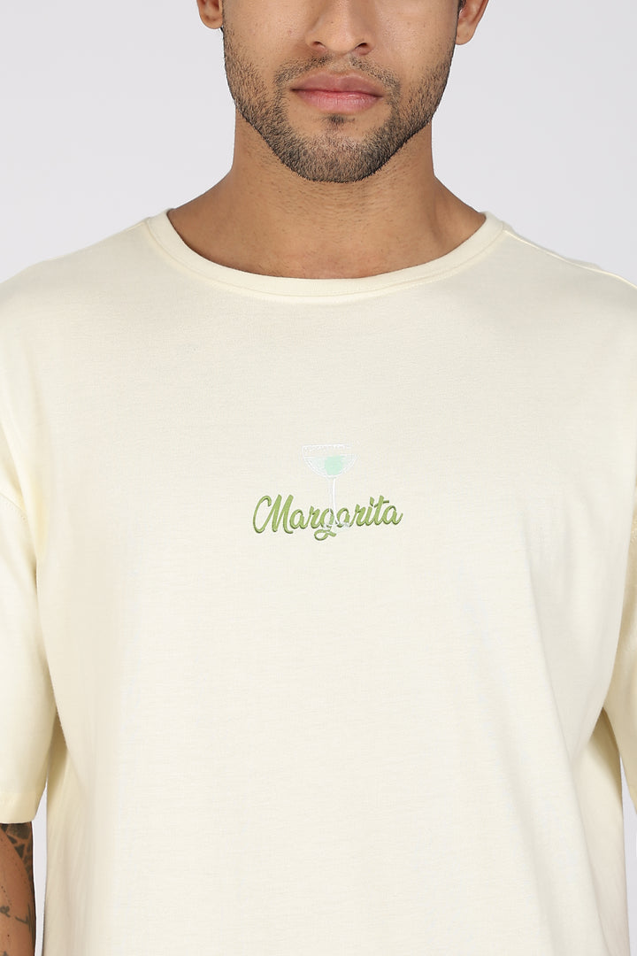 The Margarita: Cream Oversized T-shirt